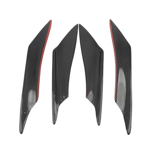 FLFHDUP Flügelspoiler Universal Motorrad Wind Fin Spoiler Motorrad Front Stoßstange Abdeckungen Zierleisten Motorrad Verkleidung(A) von FLFHDUP