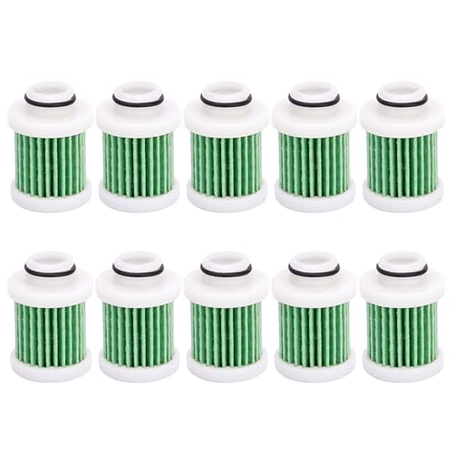 FLFHDUP Ölfilter Außenbordmotoren Primäre Kraftstofffilter Fit Für Yamaha F50 - F115 18-7979 6D8-WS24A-00-00 6D8-24563-00-00 6824 Motorrad-Ölfilter(10pcs) von FLFHDUP