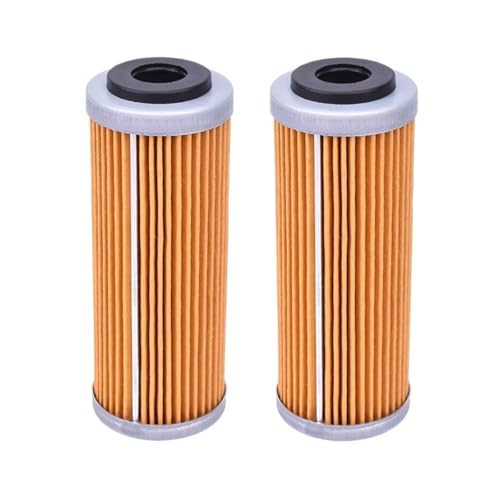 FLFHDUP Ölfilter Ölfilter passend für K/TM SX SXF SXS EXC EXC-F EXC-R XCF XCF-W XCW SMR Freeride 250 350 400 450 505 530 Motorrad-Ölfilter(Yellow 2PCS) von FLFHDUP