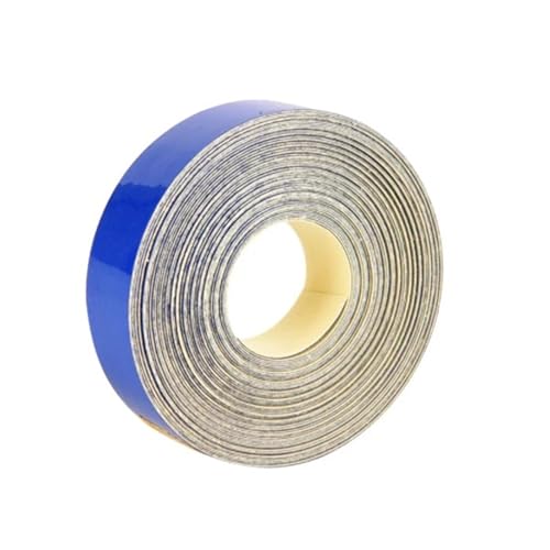 FLFHDUP Reflektierendes Klebeband 1 cm * 5 m Reflektierende Band Aufkleber Sicherheit Mark Warnung Aufkleber Reflektieren Fluoreszierende Streifen Fahrrad Rad Dekoration Reflektor(Blue) von FLFHDUP