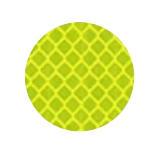 FLFHDUP Reflektierendes Klebeband 10PCS Nacht Reflektierende Streifen Warnung Aufkleber Straße Reflektierende Aufkleber Fahrrad Dekoration Nacht Sicherheit Tipps Reflektor(Round Green) von FLFHDUP