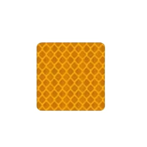 FLFHDUP Reflektierendes Klebeband 10PCS Nacht Reflektierende Streifen Warnung Aufkleber Straße Reflektierende Aufkleber Fahrrad Dekoration Nacht Sicherheit Tipps Reflektor(Square orange) von FLFHDUP