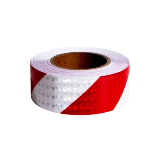 FLFHDUP Reflektierendes Klebeband 25m Schwarz Gelb Reflektierende Band Aufkleber Selbst-Adhesive LKW Auto Sicherheit Warnung Reflektierende Band Film Straße Markierung Band Reflektor(3) von FLFHDUP