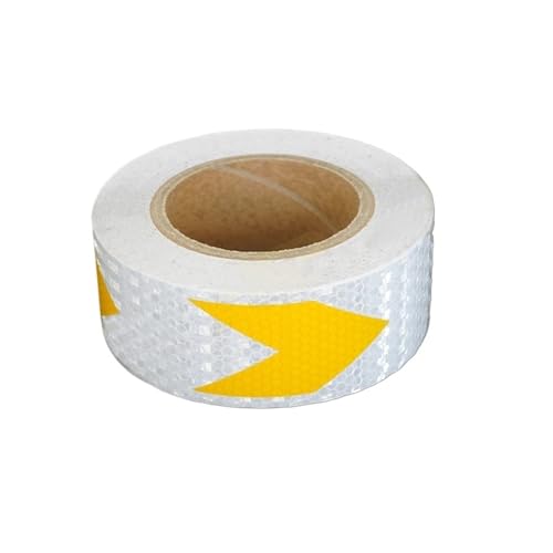 FLFHDUP Reflektierendes Klebeband 3 Meter Auto Reflektierendes Band Auto Sicherheitswarnung Aufkleber Reflektor Schutzband Streifen Film Für LKW Auto Motorrad Reflektor(I) von FLFHDUP