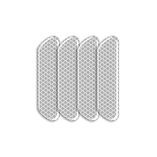 FLFHDUP Reflektierendes Klebeband 4 stücke Autotür Reflektierende Aufkleber Warnung Aufkleber Fit Für SEAT Leon 5F Ibiza 5 6 MII Altea Toledo 3 Cordoba Alhambra Reflektor(White) von FLFHDUP