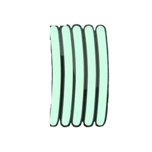 FLFHDUP Reflektierendes Klebeband 40 Stücke Auto Motorrad Rad Reflektierende Streifen Bunte Hub Aufkleber Auto Styling Aufkleber Auto Moto Decor Decals Zubehör Reflektor(Fluorescence,40PCS) von FLFHDUP