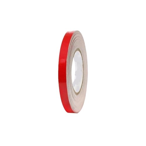 FLFHDUP Reflektierendes Klebeband 5M * 2CM Auto Reflektierende Band Aufkleber Sicherheit Mark Auto Reflektor Klebestreifen Universal Dekoration Aufkleber Auto-Styling Reflektor(Red) von FLFHDUP