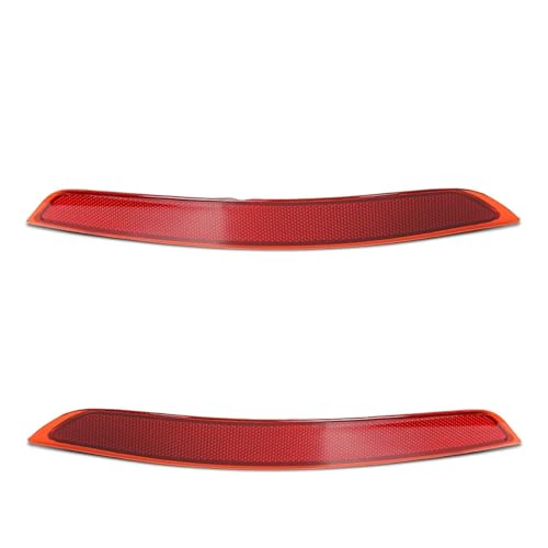 FLFHDUP Reflektierendes Klebeband Auto Hinten Stoßstange Reflektor Fit Für BMW X5 F15 2014-2018 Reflektierende Streifen Bremse Warnung Lampe 63147290091 63147290092 Reflektor(Left and Right) von FLFHDUP