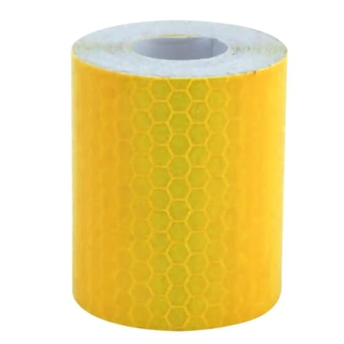 FLFHDUP Reflektierendes Klebeband Auto Motorrad Aufkleber Auto Dekoration Auto Sicherheit Warnung Aufkleber Streifen Rolle Reflektor Schutz Band Reflektierende Reflektor(Gold) von FLFHDUP