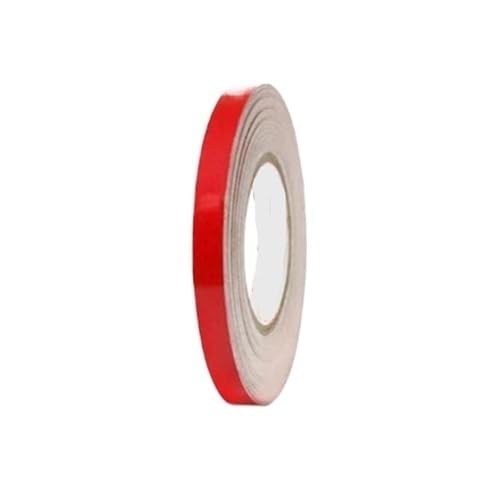 FLFHDUP Reflektierendes Klebeband Auto Reflektierendes Klebeband Aufkleber Sicherheitsmarkierung Auto Styling Selbstklebendes Warnband Motorrad Fahrrad Film Dekoration Werkzeug Reflektor(Red) von FLFHDUP