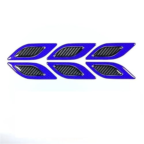 FLFHDUP Reflektierendes Klebeband Auto reflektierende Aufkleber Rad Augenbraue Warnung Aufkleber Tropfen Kleber Auto Tür Anti-Kollision Streifen Abdeckung Kratzer Blatt BO Reflektor(Blue Black) von FLFHDUP