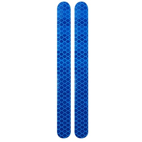 FLFHDUP Reflektierendes Klebeband Autoaufkleber Rückspiegel Reflektierendes Band Passend für Volkswagen Golf 4 5 6 Polo Passat B5 B6 B7 CC Mk6 Tiguan GOL Cross Reflektor(Blue) von FLFHDUP