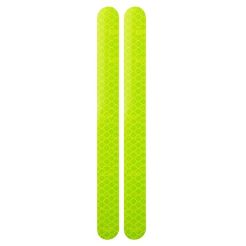 FLFHDUP Reflektierendes Klebeband Autoaufkleber Rückspiegel Reflektierendes Band Passend für Volkswagen Golf 4 5 6 Polo Passat B5 B6 B7 CC Mk6 Tiguan GOL Cross Reflektor(Green) von FLFHDUP