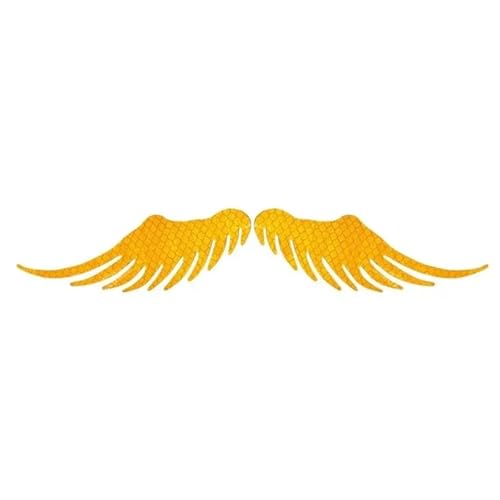 FLFHDUP Reflektierendes Klebeband Autoaufkleber Sicherheitswarnung Reflektierende Engelsflügel Reflektierendes Warnzeichen Lustiger Fahrradaufkleber Aufkleber Motorrad Reflektierend Reflektor(Yellow) FLFHDUP Reflektierendes Klebeband Autoaufkleber Sicherheitswarnung Reflektierende Engelsflügel Reflektierendes Warnzeichen Lustiger Fahrradaufkleber Aufkleber Motorrad Reflektierend Reflektor(Yellow) von FLFHDUP