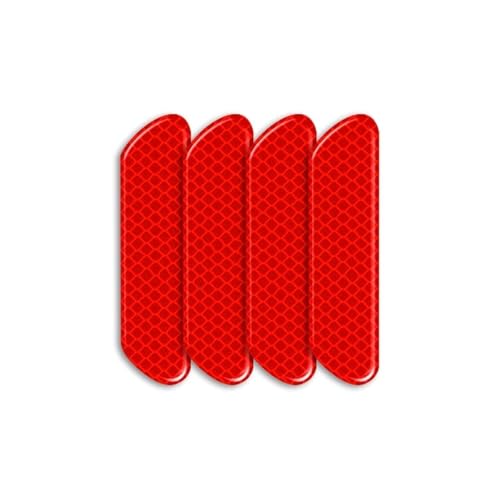 FLFHDUP Reflektierendes Klebeband Autotür Reflektierende Aufkleber Nachtlicht Warnung Aufkleber Fit Für Chevrolet Colorado Cruze Spark Captiva Malibu Trax Aveo Camaro Reflektor(Red) von FLFHDUP
