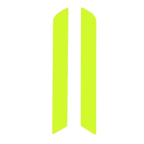 FLFHDUP Reflektierendes Klebeband Universelle reflektierende Autoaufkleber mit hoher Sichtbarkeit, Antikollisionswarnung, Aufkleber für Stoßstange/Karosserie, Nachtsicherheit Reflektor(Green) von FLFHDUP
