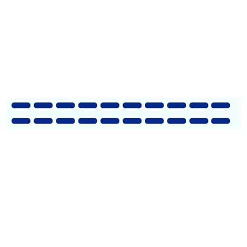 FLFHDUP Reflektierendes Klebeband wasserdichte DIY Linie Reflektierende Aufkleber Auto Motorrad Fahrrad Rad Körper Dekoration Streifen Warnung Decals Reflektor(Blue) von FLFHDUP