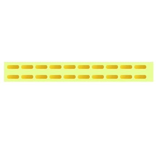FLFHDUP Reflektierendes Klebeband wasserdichte DIY Linie Reflektierende Aufkleber Auto Motorrad Fahrrad Rad Körper Dekoration Streifen Warnung Decals Reflektor(Yellow) von FLFHDUP