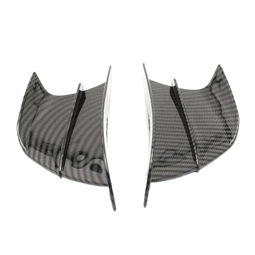 Flügelspoiler Fit Für Ducati Monster 400 620 695 750 800 848 900 1000 1098 1200 Vorne Faring Winglet Aerodynamische Flügel Spoiler Motorrad Verkleidung(Carbon Fibre) von FLFHDUP