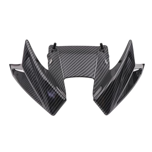 Flügelspoiler Fit Für Honda CB 500 Hornet Sport Abtrieb Spoiler Nackt Front Spoiler Aerodynamische Flügel Deflektor Motorrad Verkleidung(Dark Grey) von FLFHDUP