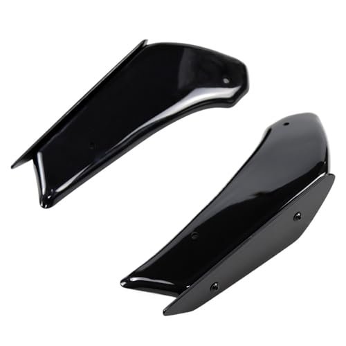 Flügelspoiler Fit Für Honda CBR1000RR CBR 1000RR 2017-2019 Aerodynamische Abtrieb Spoiler Flügel Winglets Motorrad Verkleidung(Black) von FLFHDUP