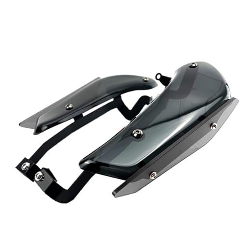 Flügelspoiler Fit Für Honda CBR500R Cbr500r 2019-2023 Front Licht Gugel Seite Winglet Wind Fin Spoiler Trim Abdeckung Motorrad Verkleidung(Black) von FLFHDUP