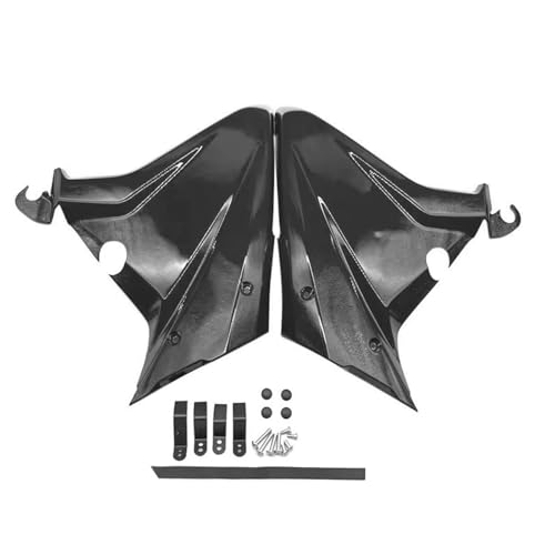 Flügelspoiler Fit Für Honda CBR650R CBR 650R 2019 2020 2021 2022 2023 Rahmen Spoiler Körper Seite Abdeckung Panel Rahmen Gugel Verkleidung Motorrad Verkleidung(B-Glossy Black) von FLFHDUP