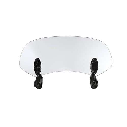 Flügelspoiler Fit Für Norden 901 2022 2023 Einstellbare Windschutzscheibe Windabweiser Spoiler Verlängerung Windschutzscheibe Motorrad Verkleidung(Transparent-Large) von FLFHDUP