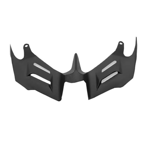 Flügelspoiler Fit Für Yamaha YZFR3 YZFR6 YZFR25 2008-2016 Naked Front Spoiler Winglet Aerodynamische Flügel Kit Spoiler Motorrad Verkleidung(Matte Black) von FLFHDUP