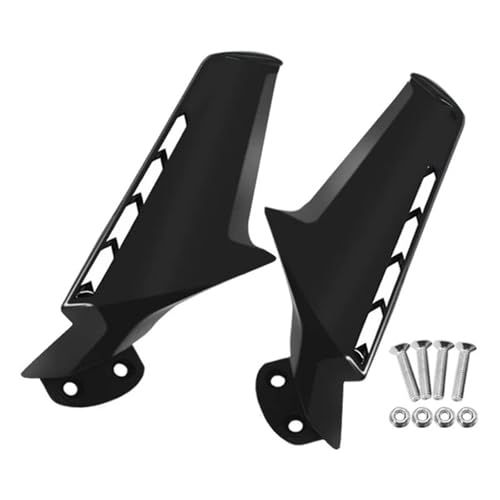 Flügelspoiler Fit Für ZX10R ZX6R 2016-2025 NINJA400 2018-2025 Spiegel Wind Flügel Flanke Spoiler Winglets Verkleidung Hinten Motorrad Verkleidung(Bright White) von FLFHDUP