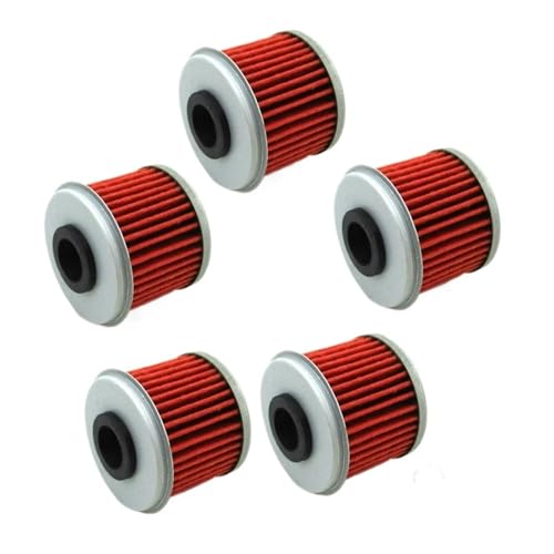 Ölfilter Heizölfilter HF116 KN116 Passend für Honda CRF150F CRF250X CRF150R CRF250R CRF450R TRX450R TRX450ER CRF150RB Motorrad-Ölfilter(5pcs) von FLFHDUP