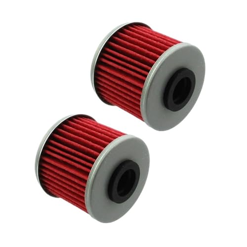 Ölfilter Ölfilter passend für Honda NC750 SX DCT 750 Intergra DCT 700 Integra SXS1000 Pioneer 1000 M3 M5P 15412-MGS-D21 Motorrad-Ölfilter(2pcs) von FLFHDUP