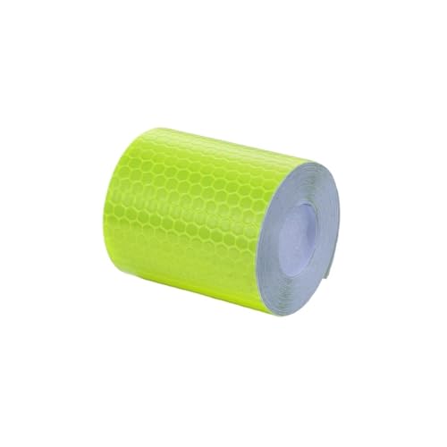 Reflektierendes Klebeband 5cm 1/3/5/10M/20M 1PC Warnlicht Reflektor Schutzaufkleber Reflektierende Folie Auto Reflektierende Sicherheitsstreifen Aufkleber Reflektor(Green,300cm) von FLFHDUP
