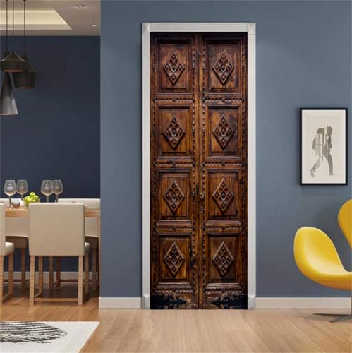 FLFK 3D Holz Türtapete Selbstklebend TürPoster Abziehen und Aufkleben Vinyl Wandbilder Entfernbar Mauer Aufkleber Zuhause Dekor 85x215cm FLFK 3D Holz Türtapete Selbstklebend TürPoster Abziehen und Aufkleben Vinyl Wandbilder Entfernbar Mauer Aufkleber Zuhause Dekor 85x215cm von FLFK