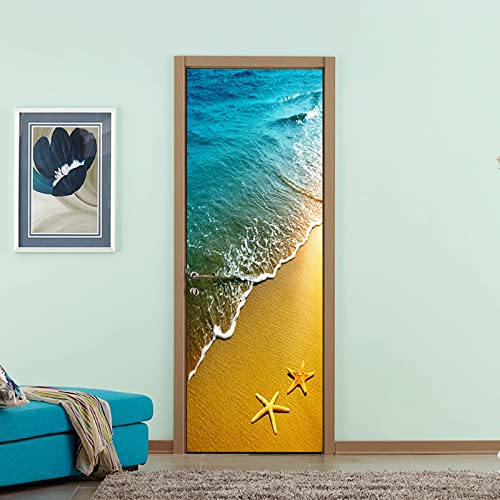 FLFK 3D Seestern Ozean Strand Türtapete Wandbilder Selbstklebend Tür Poster Vinyl Entfernbar Mauer Aufkleber Zuhause Dekor 77x200CM FLFK 3D Seestern Ozean Strand Türtapete Wandbilder Selbstklebend Tür Poster Vinyl Entfernbar Mauer Aufkleber Zuhause Dekor 77x200CM von FLFK