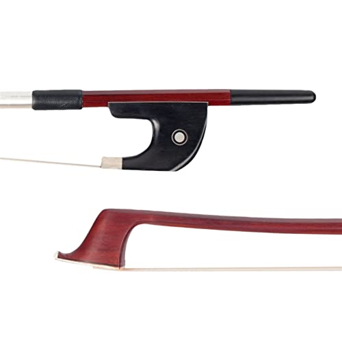 FLFL Kontrabass Bogen Brazilwood Bow Octagonal Stick Ebenholz Frosch Paris Eye Inlay Aufrechter Bassbogen Geigenbogen voller Größe von FLFL