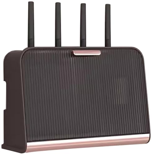 FLFLF WiFi-Router-Aufbewahrungsschrank mit Kabelmanagement, Wandmontage & Desktop-Organizer-Box aus Kunststoff für Wohnzimmer, Set-Top-Box, Modemregal (mehrere Größen, umweltfreundliches Design), von FLFLF