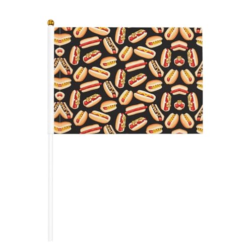 Fun Food Hot Dogs Sticks Mini Small Hand Held with Poles for National Day Parade Sports Party Decorations Fun Food Hot Dogs Sticks Mini Small Hand Held with Poles for National Day Parade Sports Party Decorations von FLGHJNBJN
