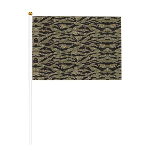 Tiger Stripe Camo Sticks Mini Small Hand Held with Poles for National Day Parade Sports Party Decorations Tiger Stripe Camo Sticks Mini Small Hand Held with Poles for National Day Parade Sports Party Decorations von FLGHJNBJN