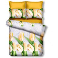 Betwäsche-Set Cloe mit Blumen Muster, Bettbezug 155X220 + 1 Kopfkissenbezug 80X80 von FLHF