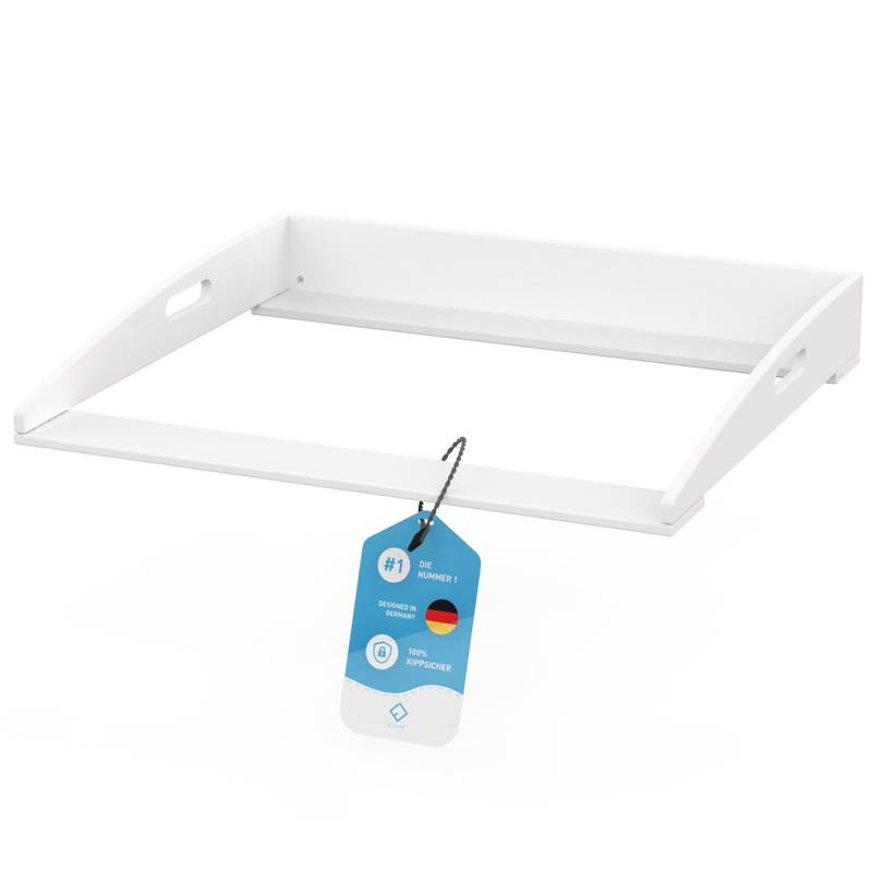 Wickelaufsatz HappyBaby - Weiß - 85 x 75 x 13 cm von FLIPLINE