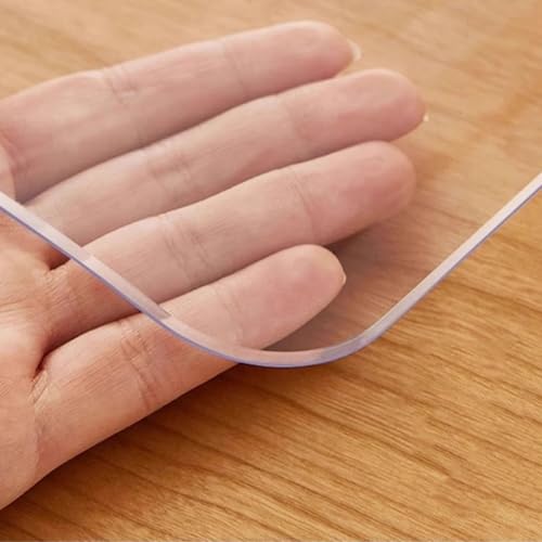 FLIPP 1,8 mm Dickes weiches Tischkissen for Esstische, transparente Tischplatte aus Kunststoff, Schutzkissen for die Arbeitsplatte von Couchtischen(60x100cm) von FLIPP