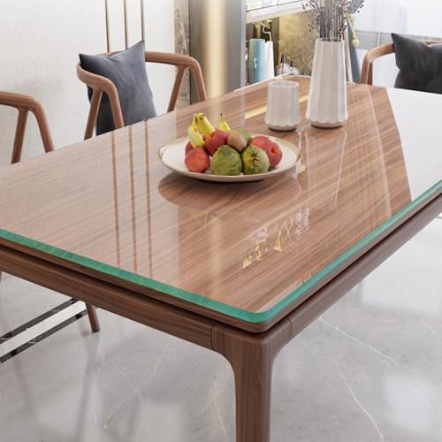 FLIPP 6 mm Dickes Esstischglas, quadratische Küchentischmatte, verdicktes gehärtetes Glas(60x60cm) von FLIPP