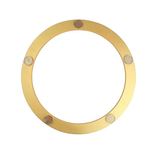 FLIPP Esstisch Drehteller Basis Goldene Basis Glas Esstisch Lager Rotierenden Welle Zentrum(40cm) von FLIPP