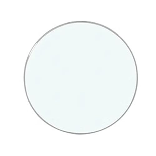 FLIPP Runder Tisch mit Glasoberfläche, gehärtete Couchtischplatte for den Haushalt, φ40cm-50cm(45cm) von FLIPP
