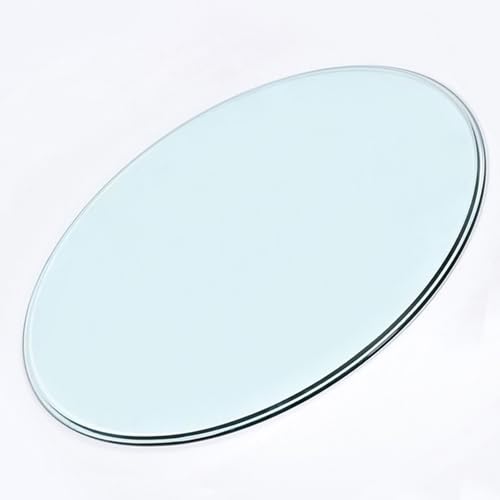 FLIPP Schreibtischplatte aus gehärtetem Glas, runde Tischplatte for den Haushalt, leicht zu reinigen(40cm) von FLIPP