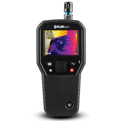 FLIR MR277 Materialfeuchtemessgerät integrierte Wärmebildkamera, Temperaturmessung, Berührungslose IR-Messung von FLIR