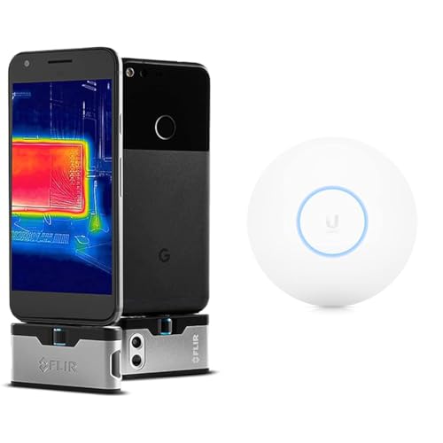 FLIR ONE Gen 3 - Android (USB-C) - Thermal Camera for Smart Phones - with MSX Image Enhancement Technology, 1 Stück (1er Pack) & Ubiquiti HDMI UniFi 6 Pro Access Point - U6-Pro Wi-Fi 6, Dual Band von FLIR