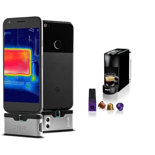 FLIR ONE Gen 3 - Android - Thermal Camera for Smart Phones & Nespresso Krups XN1108 Essenza Mini Kaffeekapselmaschine| 14 Kapseln | 19 bar | Energiesparmodus | 1260 W | ‎0 von FLIR
