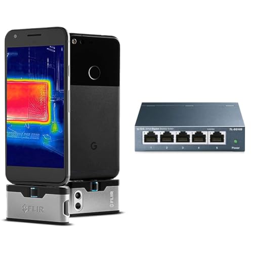 FLIR ONE Gen 3 - iOS - Thermal Camera for Smart Phones - with MSX Image Enhancement Technology & TP-Link TL-SG105 5-Ports Gigabit Netzwerk Switch bis 2000 MBit/s im Vollduplexmodus FLIR ONE Gen 3 - iOS - Thermal Camera for Smart Phones - with MSX Image Enhancement Technology & TP-Link TL-SG105 5-Ports Gigabit Netzwerk Switch bis 2000 MBit/s im Vollduplexmodus von FLIR